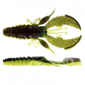 Westin CreCraw Creaturebait 8,5cm 7g - Black/Chartreuse (5kpl)