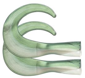 SvartZonker BigTail Junior C21 Green/Pearl White 2kpl