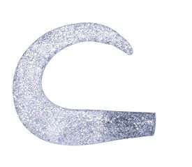 C6 Silver Glitter