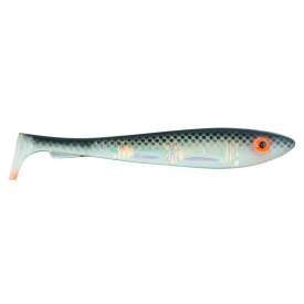 SvartZonker McRubber Flash Shad 23cm (2kpl) - UV Black Back