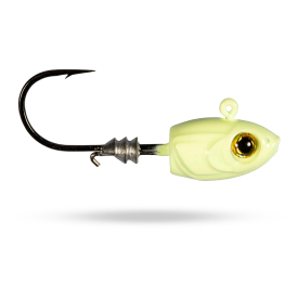 Z-man Micro Shad HeadZ - Glow 0.9g, 1/32oz