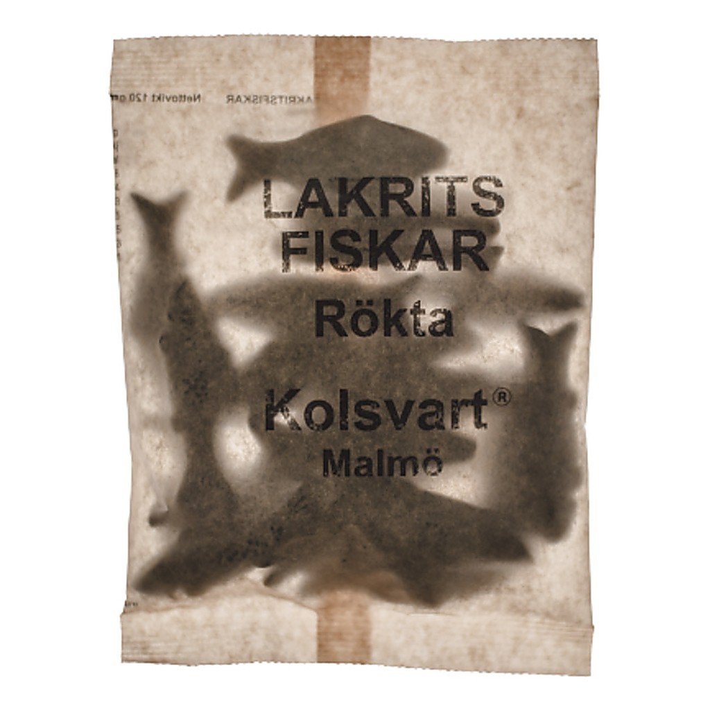 Rökta fiskar Candy ryhmässä Retkeily / ulkoilu / Leirimuonat / Makeiset @ Sportfiskeprylar.se (roktafiskar)
