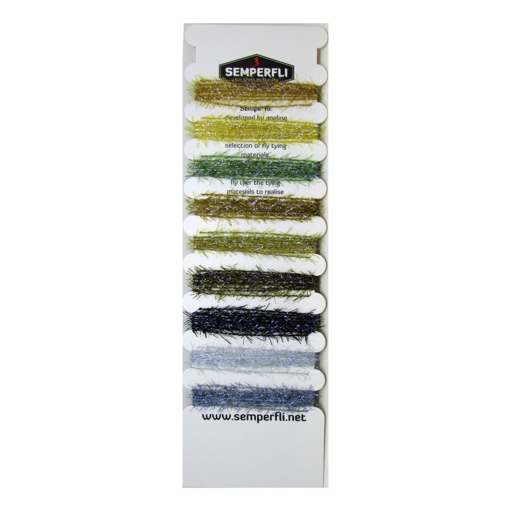 Semperfli Straggle String Mixed Pack - Naturals Collection ryhmässä Koukut & Tarvikkeet / Perhonsidonta / Perhonsidontamateriaalit / Chenille & Lanka @ Sportfiskeprylar.se (sem-straggle-mix-nat)
