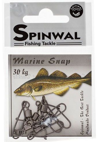 spinwal snap with swivel marine ryhmässä Koukut & Tarvikkeet / Viehelukot / Viehelukot @ Sportfiskeprylar.se (spinwalsnap)