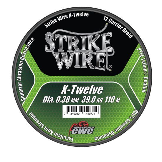 Strike Wire X12 - 0.38 ryhmässä Siimat / Kuitusiimat @ Sportfiskeprylar.se (60-X038-01101)