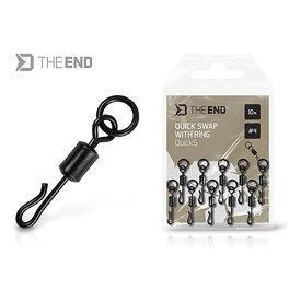 Delphin Quick Swap Swivel with Ring 10-pack - #4