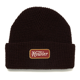 Howler Bro's Hawkeye Beanie Howler Script - Dark Brown