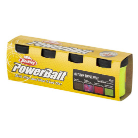 Berkley Powerbait Trout Dough Seasons 4-Pack - Autumn