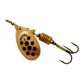 Mepps Aglia 2 - Copper Black Dots
