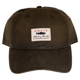 Orvis Vintage Waxed Ball Cap Olive
