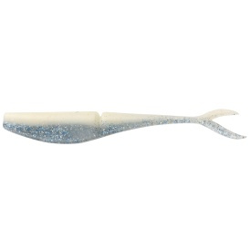 Daiwa Bait Junkie 5'' Jerkshad 5-pack Whitewash Glow