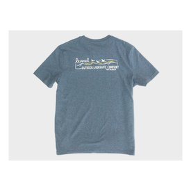 Lemmel T-shirt Lemmel Outdoor Co. Heather blue, with backprint