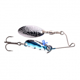 Spro Larva Spinnerbait 4cm 7g - Chrome Blue