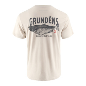 Grundéns Gyotaku SS T-Shirt Bone Heather Chinook