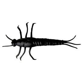 Savage Gear LB 3D PVC Mayfly 50mm Black 8pcs