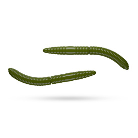 Libra Lures Fatty D'Worm 75 Cheese (8-pack) - Olive