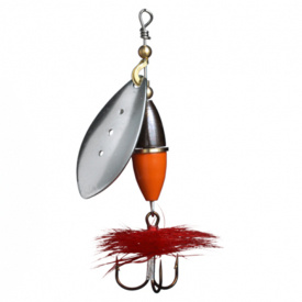 Wipp Spinnare 20 g Silver Orange/Svart