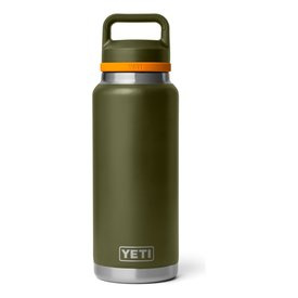 Yeti Rambler 36 Oz C Bottle Chug - Olive/King Crab Orange
