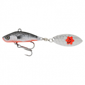 Savage Gear 3D Sticklebait Tailspin 7,3cm, 13g Sinking - Black Red