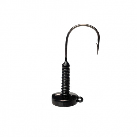 Lunker City Ned Head Black 4pcs, 5gr - 2/0