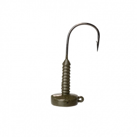 Lunker City Ned Head Green Pumpkin 4pcs, 5gr - 2/0