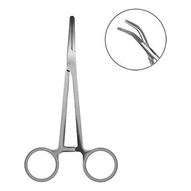 Delphin Curved Forceps - 15 cm