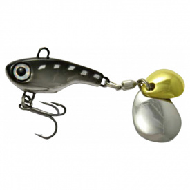Trendex Rotation Jig, Double Spoon - Black/Metallic Silver