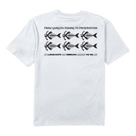 Salty Crew X Mad Boys Gangsta Tee White