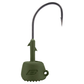 BKK Silent Chaser Draggin' NED Jig head - 3/8oz / 10,6g 2/0 Green