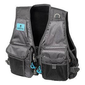 Westin W4 HD Fishing Vest 2 Boxes One Size Titanium - Grey