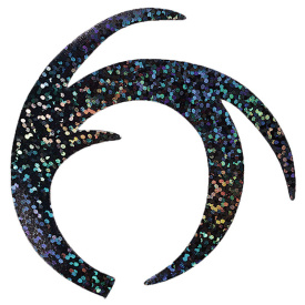 Dragon Tails XL 4kpl, Holographic Black