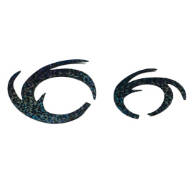 Dragon Tails M - Holographic Black