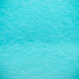 Strung Fuzzy Fiber - Teal Blue