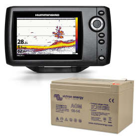 Humminbird Helix 5 Victron 14Ah Battery Combo