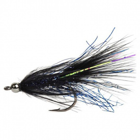 Kärki Wolly Bugger - Black/Black BH #1