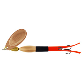 Westin Fc Bullet #5 40g - Black/Flouro Orange Copper Blade