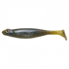 Megabass Hazedong Shad 3'', 7,6cm (8pcs) - Greenpumpkin Blue