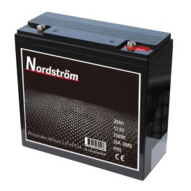 Nordström Lithium 12v Batteri 20 Ah