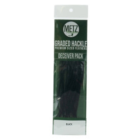 Metz Hackle Deceiver and Streamer Pack - Black