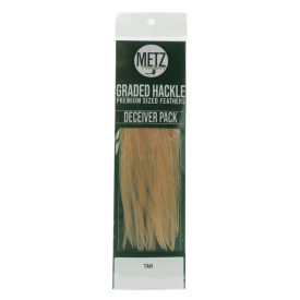 Metz Hackle Deceiver and Streamer Pack - Tan