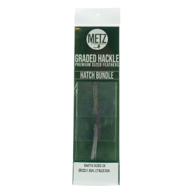 Metz Hackle Hatch Bundle 3-pcs - Baetis #20