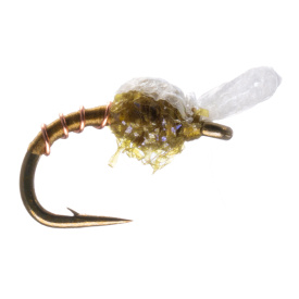 Umpqua Graveyard Midge Wood Olive - #18 