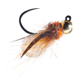 Umpqua Jiggy Caddis Pupa Mercer Amber - #14