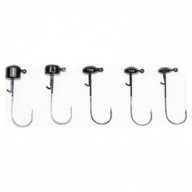 X Zone Ned Rig Head, Black, 5.3g (5pcs)