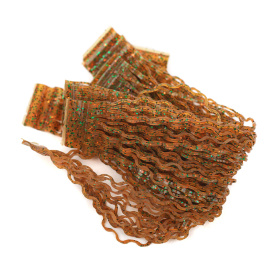 Nature's Spirit Disco Wavy Legs - Pumpkin / Green Black Orange