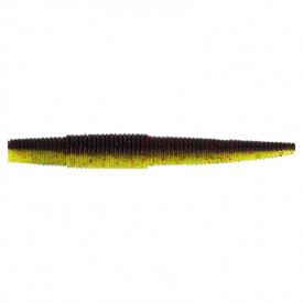 Westin Ned Worm 7cm, 3g (7kpl) - Black/Chartreuse