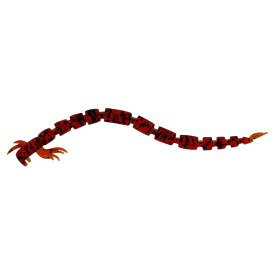 Westin Bloodteez Worm 5,5cm, 0,5g (8-pack) - Bloodworm