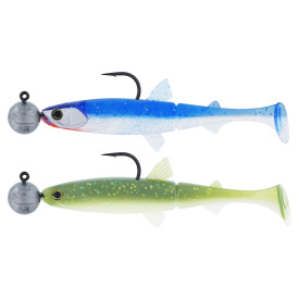 Westin Hypoteez Shadtail R'N'R 9cm, 7g #4/0 (2-pack) - Clear Water Mix 13