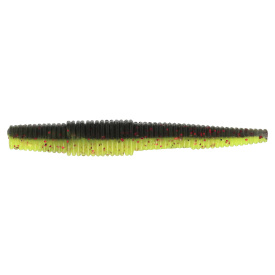 Westin Ned Worm Slim 5,5cm 1,5g Floating - Black/Chartreuse 6pcs