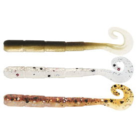 Westin Ned Worm Curltail 5cm 0,5g Floating - Clear Water Mix 23 6pcs